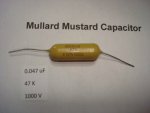MULLARD MUSTARD CAPACITOR. 0.047uF 47K 1000V.JPG