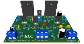 PCB - 140W Class AB Amplifier using MJL4281A and MJL4302A transistors ELC.JPG PCB - 140W Class AB Amplifier using MJL4281A and MJL4302A transistors ELC.JPG