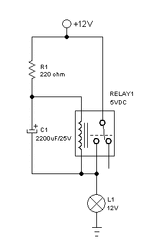 simplest-relay-flasher-circuit-with-good-stability.gif