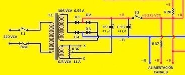 Fuente Poder 6AS7 Amp. Modificada.JPG