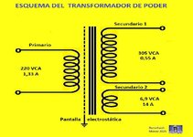 TRANSFORMADOR DE PODER 6AS7  con pantalla electrostática DIAGRAMA - 2.JPG
