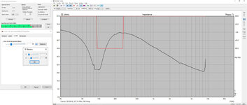 Calibración y medición con canal de referencia LEFT, Rojo - J2 left ; Blanco - J1 right (Line-...jpg