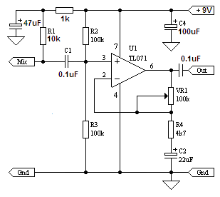 🎙Preamplificador para Micrófono Electret alimentado con dos pilas AA. 🔥  Este sencillo circuito amplifica a niveles aceptables el sonido…