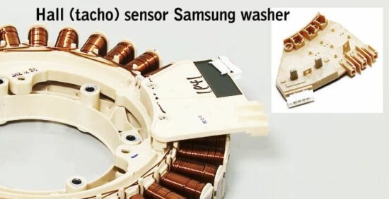 Lavadora Samsung con sensor Hall (tacho)