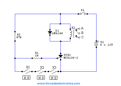 Alarma con reed-switch